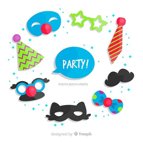 Premium Vector Party Photo Booth Prop Collection