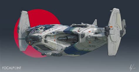 ArtStation In Class Demo Spaceship Sketches Michal Kus