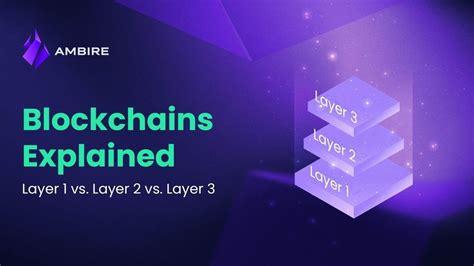 Layer 1 Vs Layer 2 Vs Layer 3 Blockchains Explained