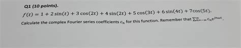 Solved Q1 10 Points