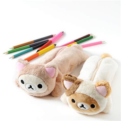 Rilakkuma Motto Nonbiri Neko Plush Pencil Case Tokyo Otaku Mode Tom