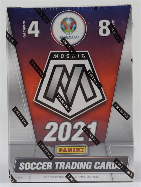 2020 21 Panini Mosaic UEFA Euro 2020 Soccer Blaster Box With 8 Packs