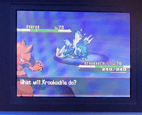 [Gen 5] Shiny Kyurem, My first ever shiny hunt and it ended in 6 SR’s ...