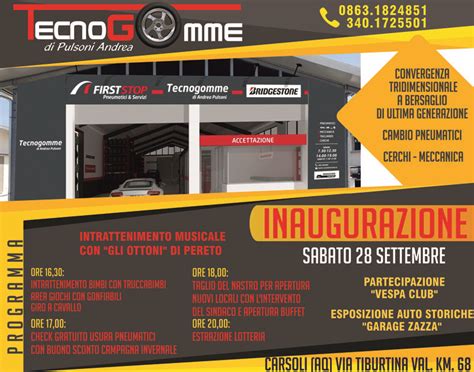 Tecnogomme A Carsoli Inaugurazione In Grande Stile Della Nuova