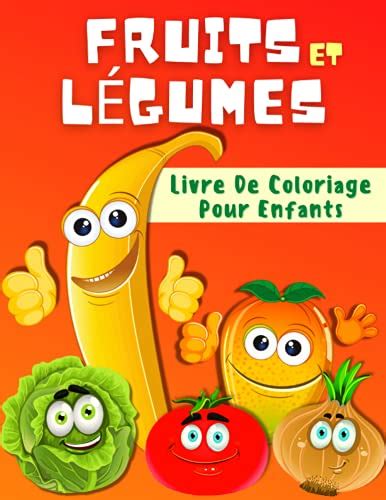 Livre De Coloriage Fruits Et L Gumes Pour Enfants Pages Colorier