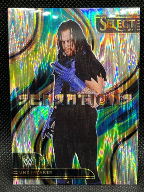 Undertaker Panini Select Wwe Sensations Silver Flash Prizm Insert