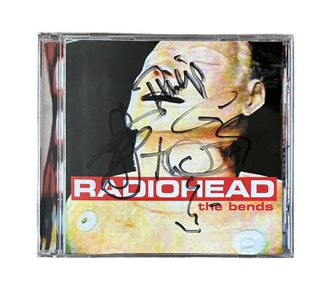 Radiohead Signed The Bends Cd Charitystars