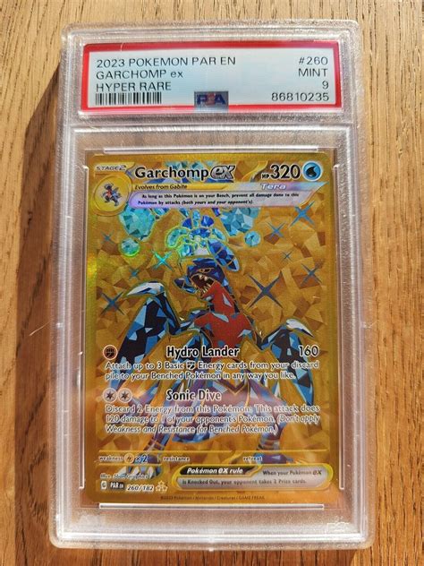 Pokémon TCG Garchomp Ex Paradox Rift 260 182 Holo Hyper Rare for sale