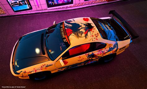 Nissan Silvia S15 Spec R Itasha Demon GTA5 Mods