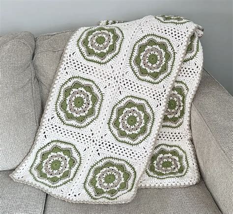 Mandala Crochet Square Easy Tutorial Pattern JSPCREATE