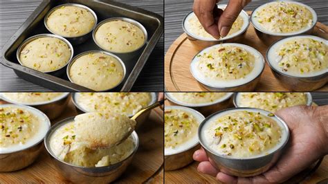 Katori Malai Cake Recipe Without Oven Milk Malai Cake Katori Milk