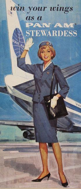 Win Your Wings As A Pan Am Stewardess 20thcmod Vintage Airline