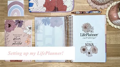 Setting Up My Erin Condren Life Planner Youtube