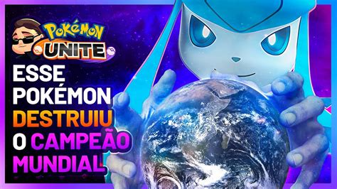 O Pokemon Que DESTRUIU O Campeao Mundial Pokemon Unite NAIC Losers