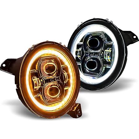 Amazon Bunker Indust Wrangler Jl Inch Led Headlights With Halo