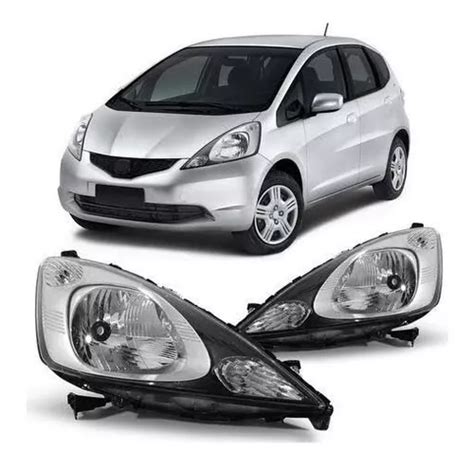 Farol Honda New Fit 2009 2010 2011 2012 Tyc Honda Parcelamento Sem Juros