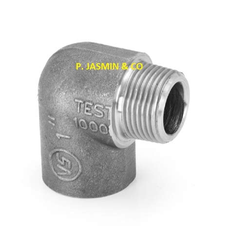 90 Degree Ms Forged Elbow Male X Female Threaded Size From 12 Inch