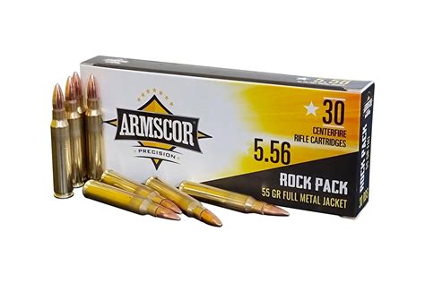 Armscor Rifle Ammo Rock Pack X Mm Nato Gr Full Metal