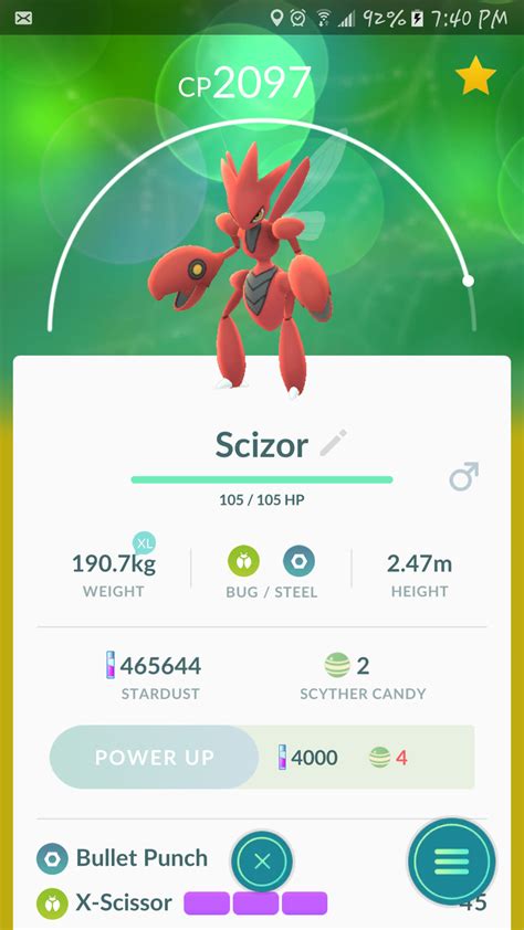 Pokemon Go Scizor By Falconix Hypexal On Deviantart