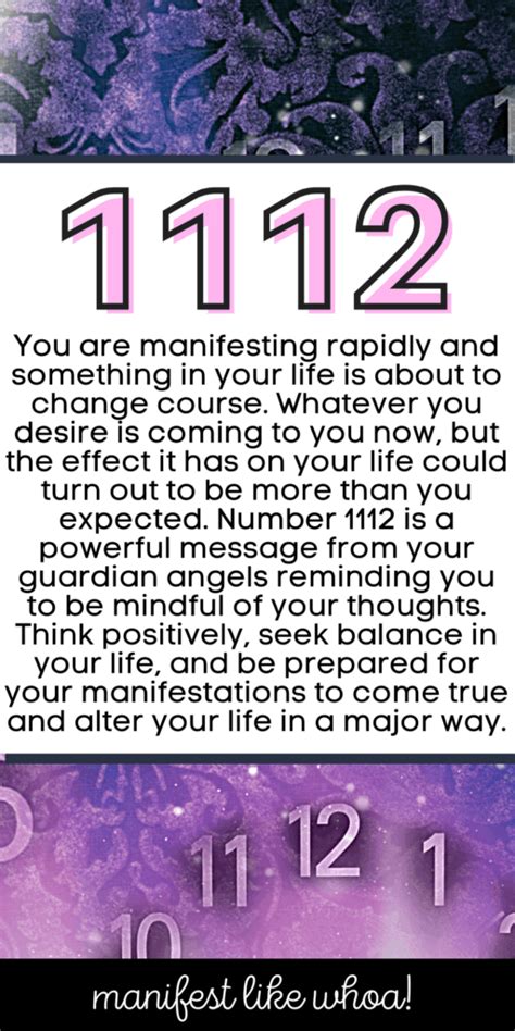 1112 Angel Number Meaning And Symbolism For Manifestation Manifest Like