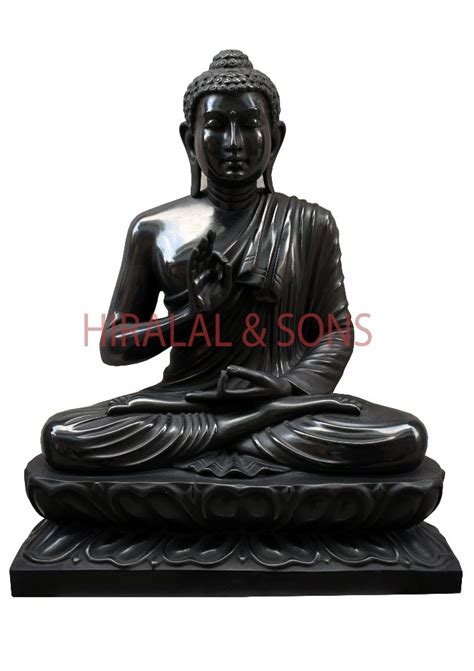 Jaipurcrafts Black Marble Buddha Statue At Rs 65000 In Jaipur Id