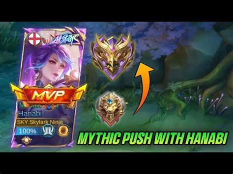 BACK TO MYTHIC WITH HANABI SOLO RANK PUSH WITH HANABI HANABI BEST