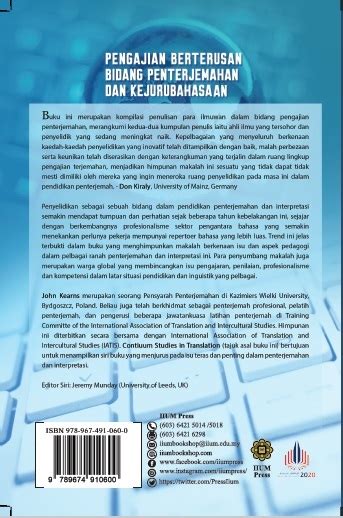 Pengajian Berterusan Penterjemahan Dan Kejurubahasaan