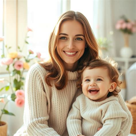 heartfelt moments mother  child portrait
