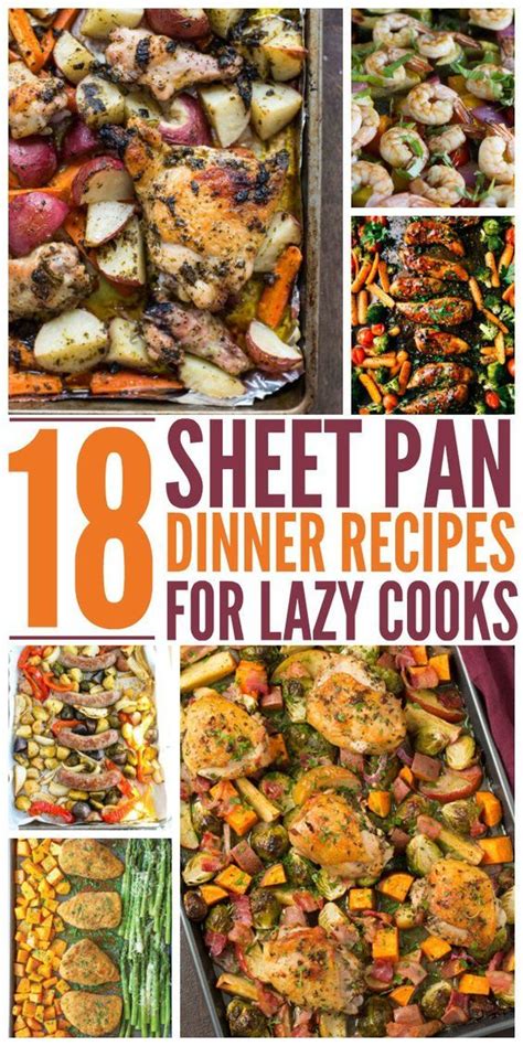 18 Delicious Sheet Pan Dinners For Busy Nights Sheet Pan Dinners Recipes Easy Sheet Pan