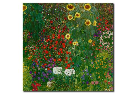 Copia De Calidad Barata Jard N Con Flores Gustav Klimt Pintores Famosos