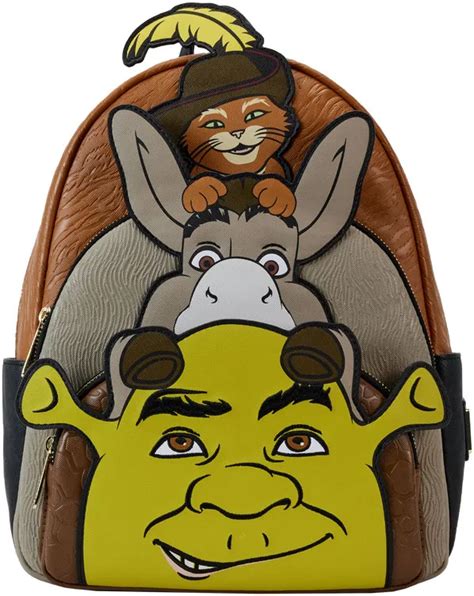 Loungefly Shrek Mini Sac Dos Triple Poches Shrek L Ne Le Chat