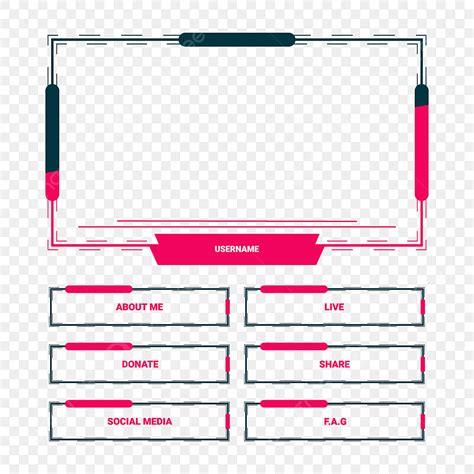 Twitch Stream Panels Vector Hd Images Twitch Stream Panels Pack Vector