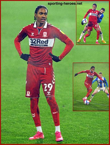 Djed SPENCE - League Appearances - Middlesbrough FC