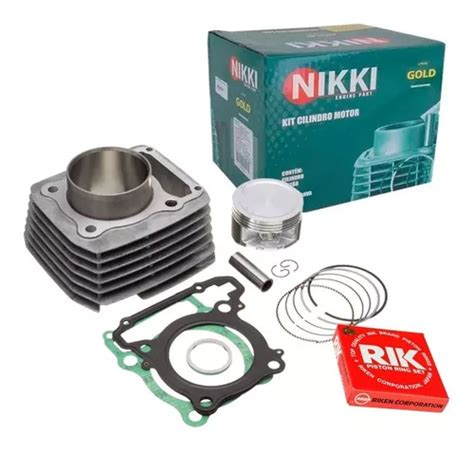 Kit Cilindro Motor Pistão E Anéis Honda Cb 300 xre 300 Nikki