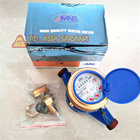 Jual Meteran Air Besi Amnb Sni Pdam Water Meter Pam Flow