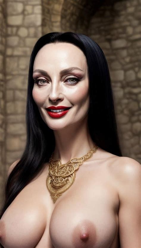 Morticia Addams Busty MILF Ai Nude Porn Generator Realistic HotPic CC