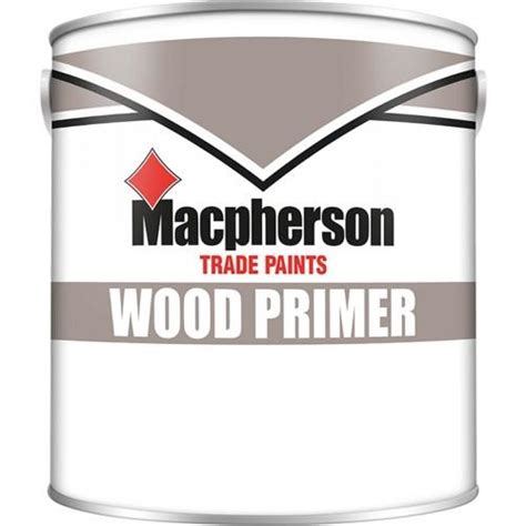 Wood Primer White Oil Based 5l Macpherson Twiggs