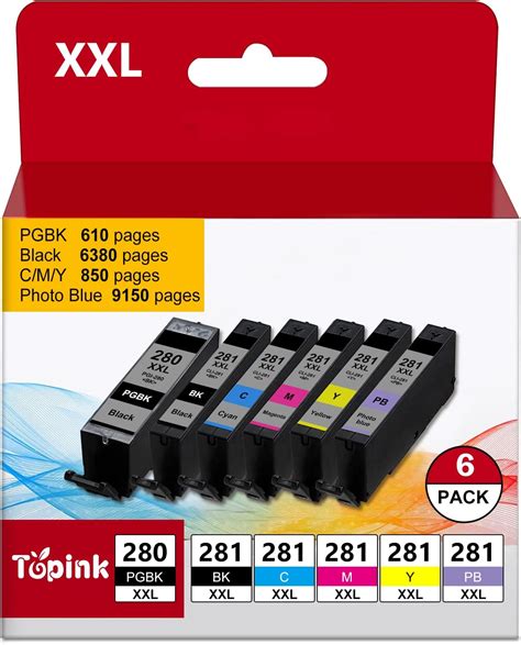 Tr8620a For Canon Ink 280 And 281 Cartridges For Canon