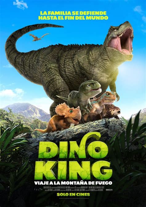 EXCLUSIVA: Póster de Dino King Viaje a la montaña de fuego