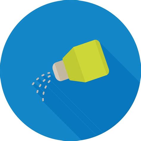 Icono De Sombra Larga Plana De Botella De Sal 11281374 Vector En Vecteezy