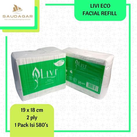 Jual Tissue Wajah Livi Tisue Livi Eco Facial Refill Tisu Ply