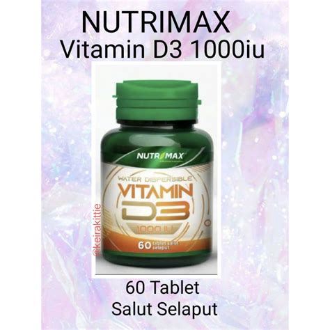 Jual Nutrimax Vitamin D3 1000 IU Shopee Indonesia