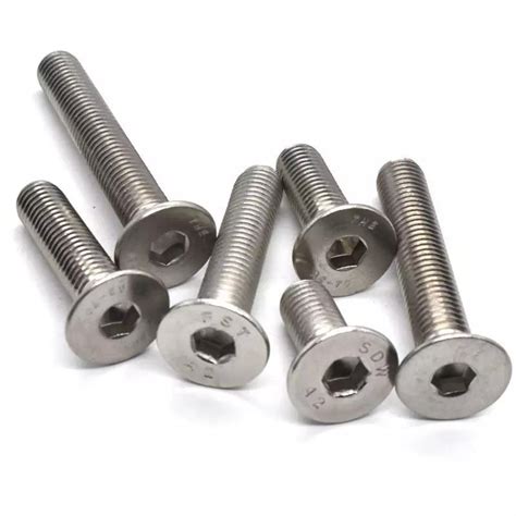 DIN 7991 M6 Stainless Steel 304 Hexagon Socket Countersunk Flat Head ...