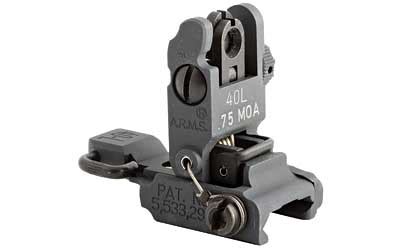 A R M S Low Profile Flip Up Rear Sight Same Plane Dual Aperture 40L SP