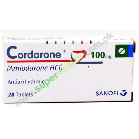 Cordarone 100mg Tab Super Health