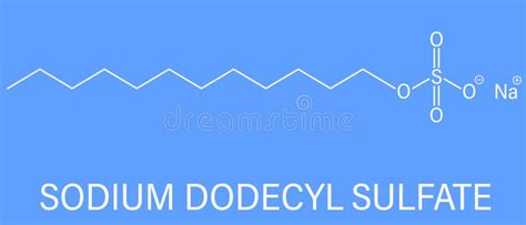 Sodium Dodecyl Sulfate Or Sds Sodium Lauryl Sulfate Surfactant