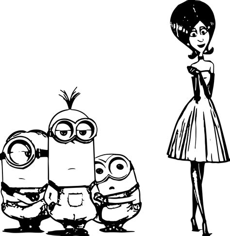 Bob The Minion Coloring Pages At Free Printable