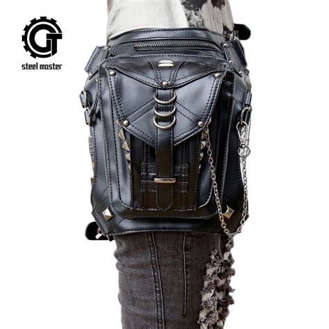 Steam Punk Bag Gothic Waist Bag For Men Women Cross Body Messenger Bag