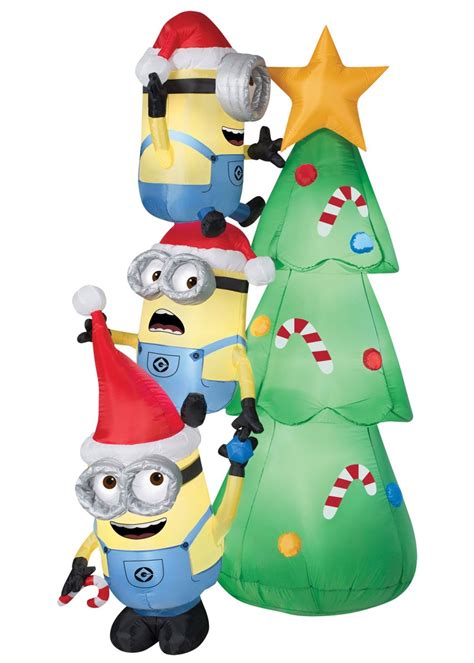 Minions Christmas Tree Airblown Inflatable Decorations