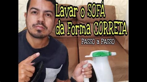 COMO LAVAR SOFA Da Forma CORRETA Usando 1 Litro De Agua Apenas